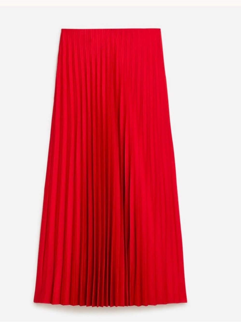J. Crew Gwyneth pleated slip skirt